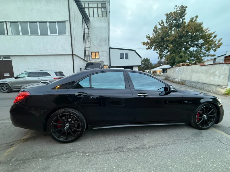 Mercedes-Benz S 63 AMG L4х4 ПОРЪЧКОВ САЛОН CARBON ОБДУХВАНЕ ПАНОРАМА TV, снимка 6 - Автомобили и джипове - 51913231