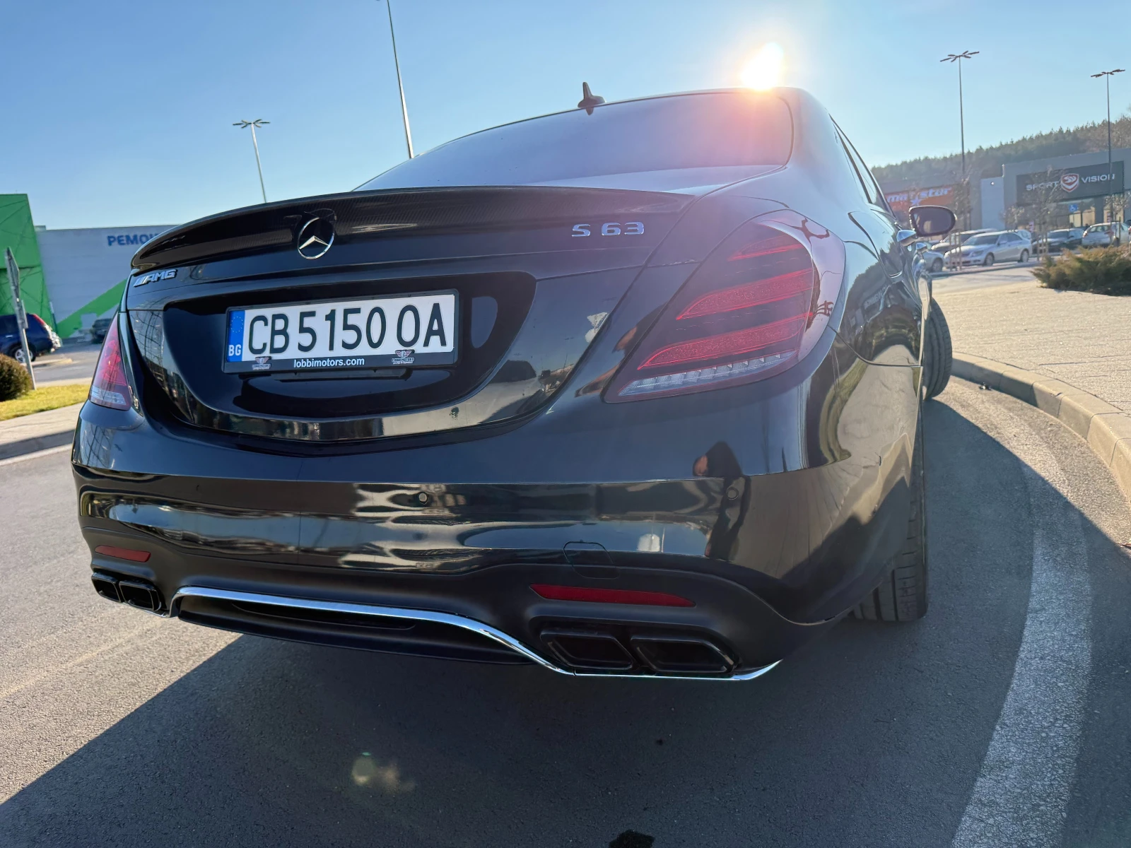 Mercedes-Benz S 63 AMG L4�4 �������� ����� CARBON ��������� �������� TV | Mobile.bg � ����������� 13