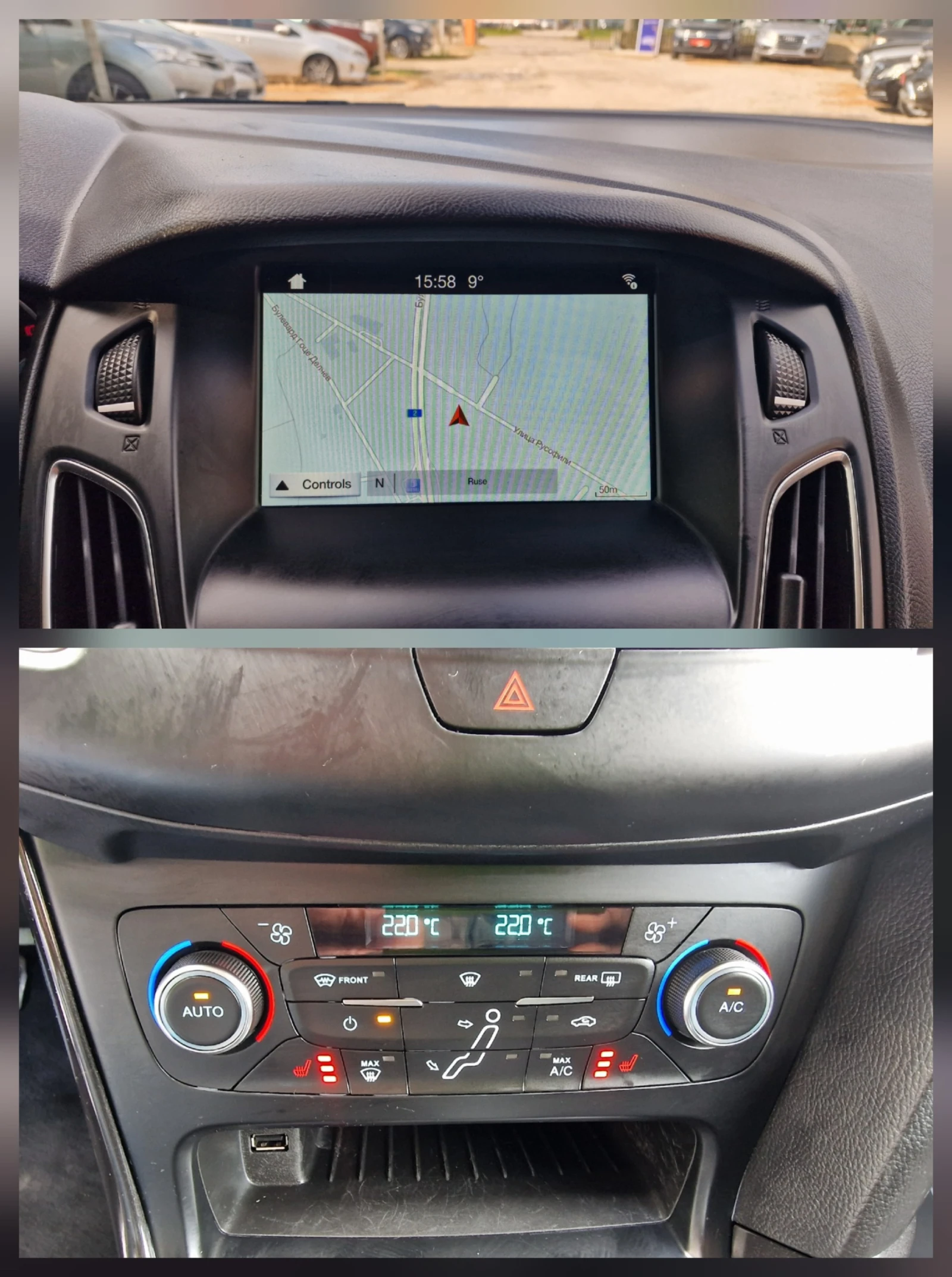 Ford Focus 1.5TDCI-120k.s-6sk-TITANIUM-KEYLESS-NAVI-LED-EURO6, снимка 12 - Автомобили и джипове - 54381102