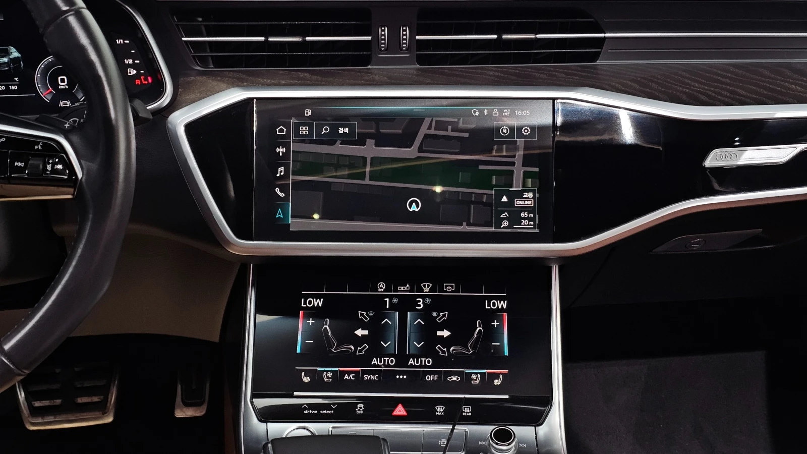 Audi A6 * FULL DIGITAL * ОБДУХВАНЕ * ХЕД-ЪП * 2 КЛЮЧА * , снимка 14 - Автомобили и джипове - 55380038
