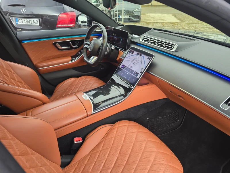 Mercedes-Benz S 580 LONG 4MATIC AMG LINE E-Hybrid, снимка 10 - Автомобили и джипове - 52999003