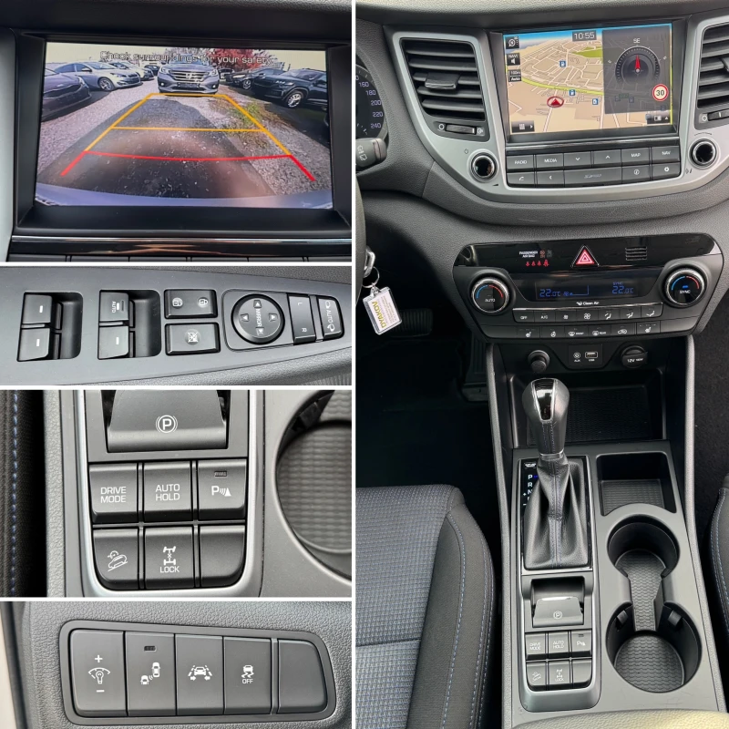 Hyundai Tucson 94х.км. ШВЕЙЦАРИЯ! Автоматик, 4х4, Navi, LED, Каме, снимка 17 - Автомобили и джипове - 52453835