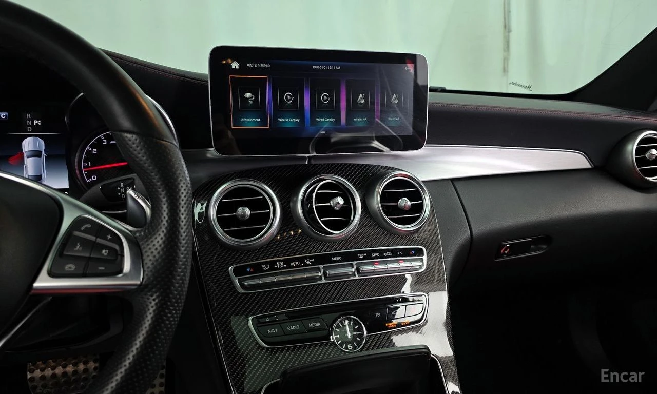 Mercedes-Benz C 63 AMG S* BURMESTER* CARBON* ХЕДЪП* LANE* ASSIST* , снимка 10 - Автомобили и джипове - 54701268
