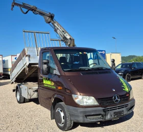 Обява за продажба на Mercedes-Benz Sprinter 411 САМОСВАЛ* КРАН* 2100кг.* 3.5тона* ШВЕЙЦАРИЯ*  ~37 500 лв. - изображение 2