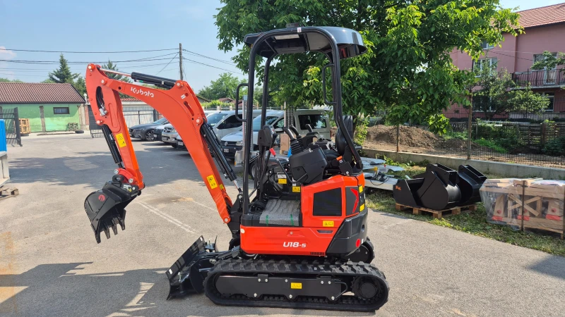 Багер Kubota U18-5 нов, снимка 6 - Индустриална техника - 51816687