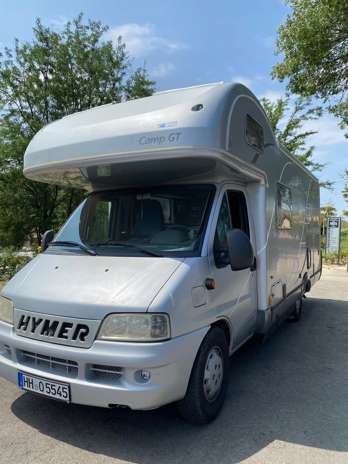Кемпер Fiat Hymer Cap GT614, снимка 2 - Каравани и кемпери - 55659550