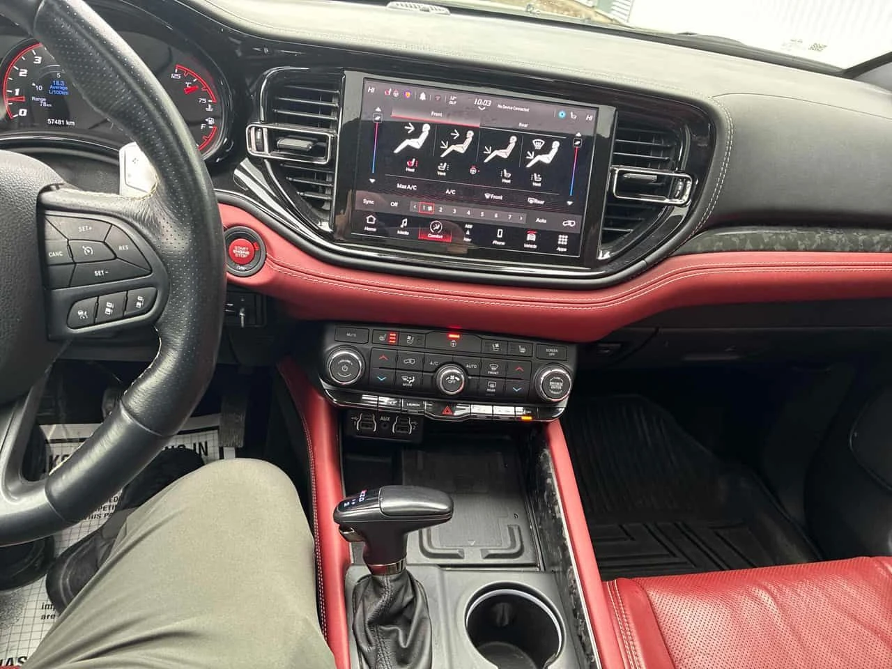 Dodge Durango * SRT 392 Premium* PANO* KEYLESS* ПОДГРЕВ* , снимка 9 - Автомобили и джипове - 54066322