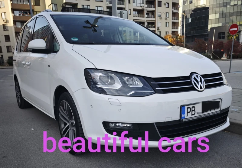 VW Sharan 177к.с.* * АВТОМАТ* ПЕЧКА* САМОПАРКИРАНЕ* KEYLESS , снимка 1 - Автомобили и джипове - 47950393