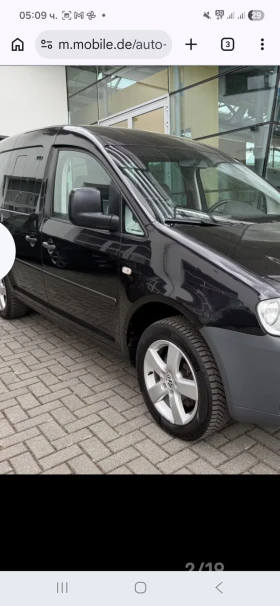 VW Caddy 1.9Tdi 105 к.с обслужен преди 8000км., снимка 2