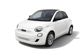 ����� �� �������� �� Fiat 500e Cabrio Red