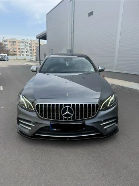 Mercedes-Benz E 220 AMG+ MENU-Мъртва Точка-360 -BURM* -ПОДГРЕВ-ПАНОРАМ, снимка 1