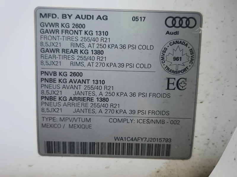 Audi SQ5 * 3.0 TFSI quattro Technik tiptronic * CARFAX * , снимка 10 - Автомобили и джипове - 53289121