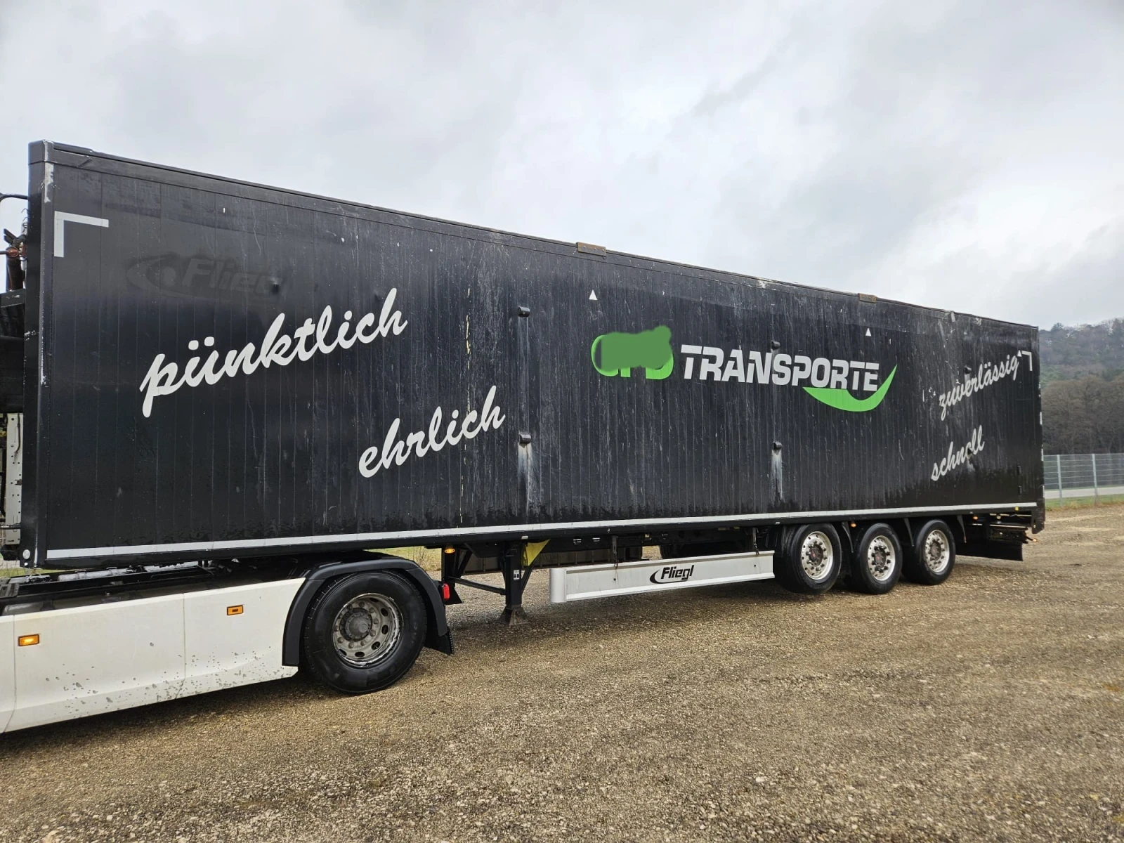 Полуремарке Fliegl 92 куб / тара 7200 кг, снимка 2 - Ремаркета - 54193696