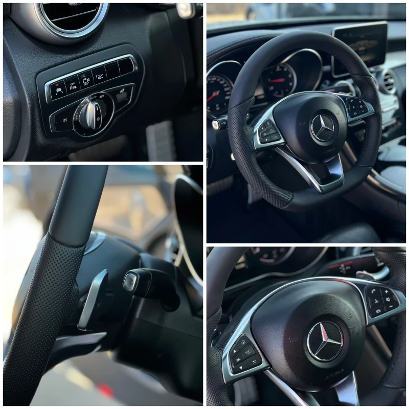 Mercedes-Benz C 220 AMG PACKAGE / BURMESTER / PANORAMA / PODGREV / HU, снимка 8 - Автомобили и джипове - 53149555
