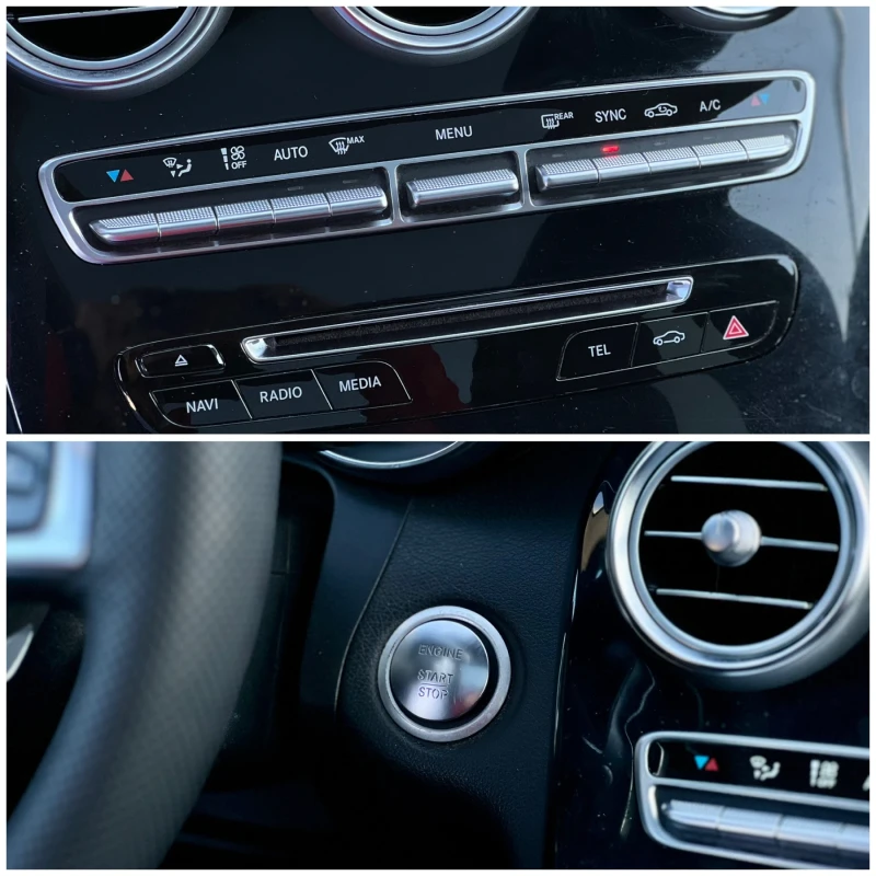 Mercedes-Benz C 220 AMG PACKAGE / BURMESTER / PANORAMA / PODGREV / HU, снимка 17 - Автомобили и джипове - 53149555