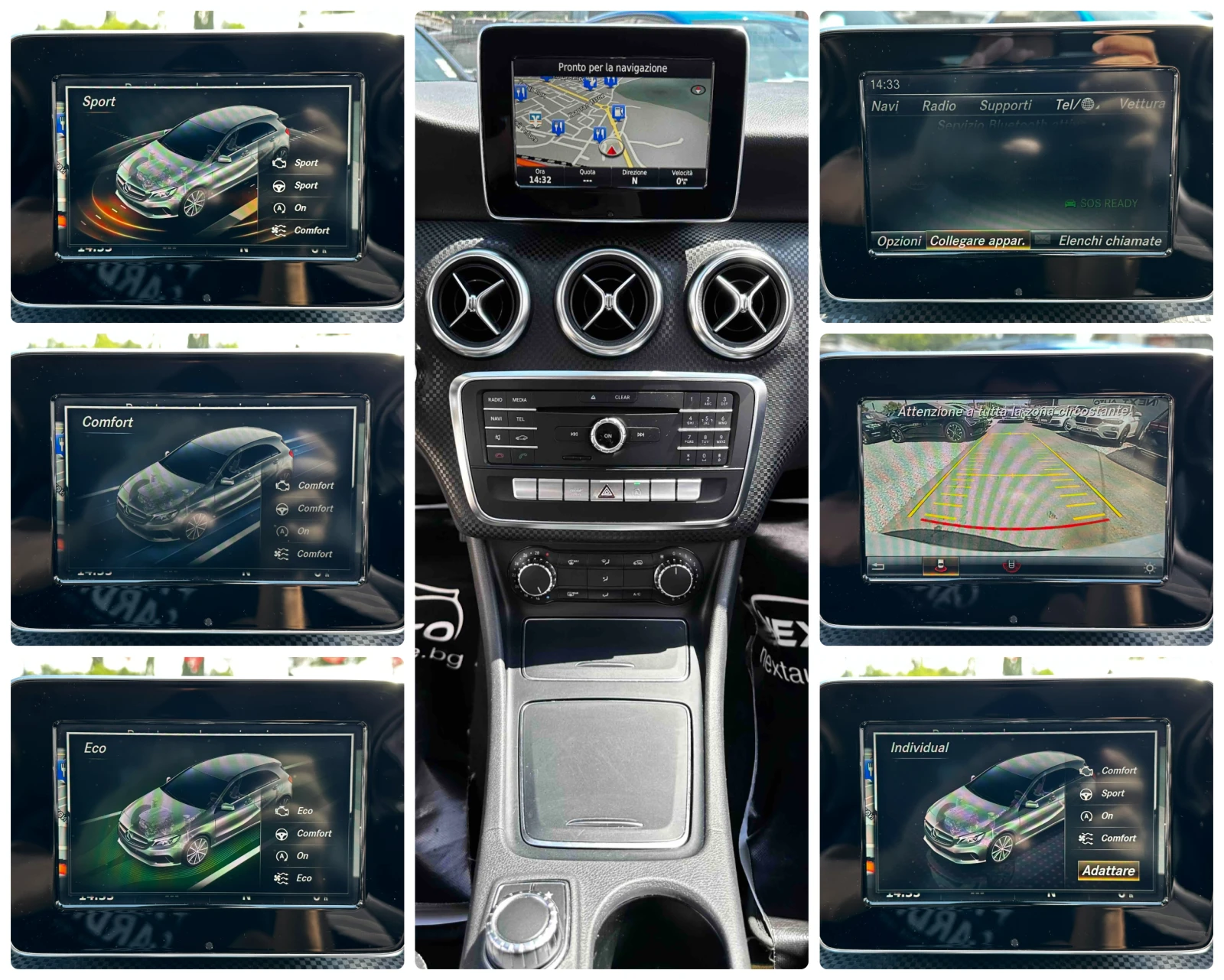 Mercedes-Benz A 180 D 109HP AUTOMAT КОЖА CAMERA EU6B, снимка 14 - Автомобили и джипове - 55035986