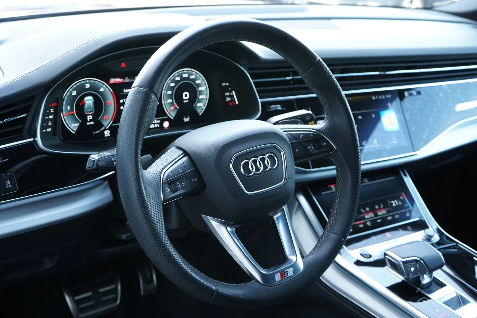 Audi Q8 50 TDI* S line* B&O* 360* Distr* Matrix* , снимка 9 - Автомобили и джипове - 55887402