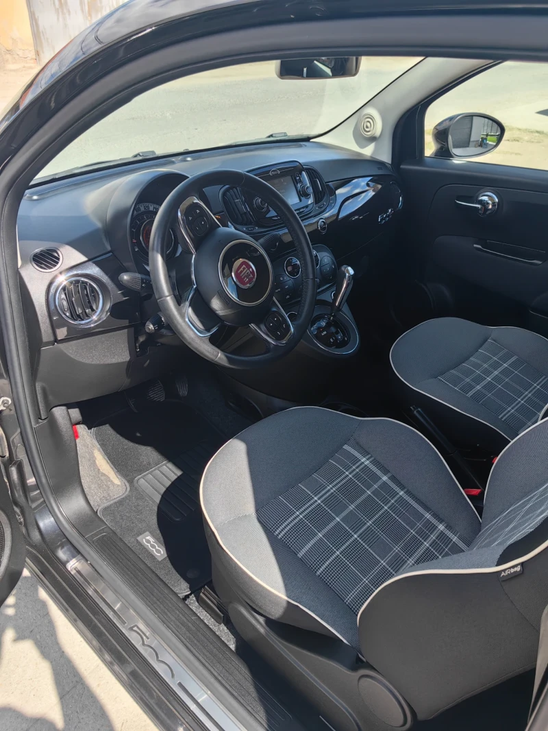 Fiat 500 500C 1.2 69к.с. автомат климатроник, снимка 10 - Автомобили и джипове - 51786740