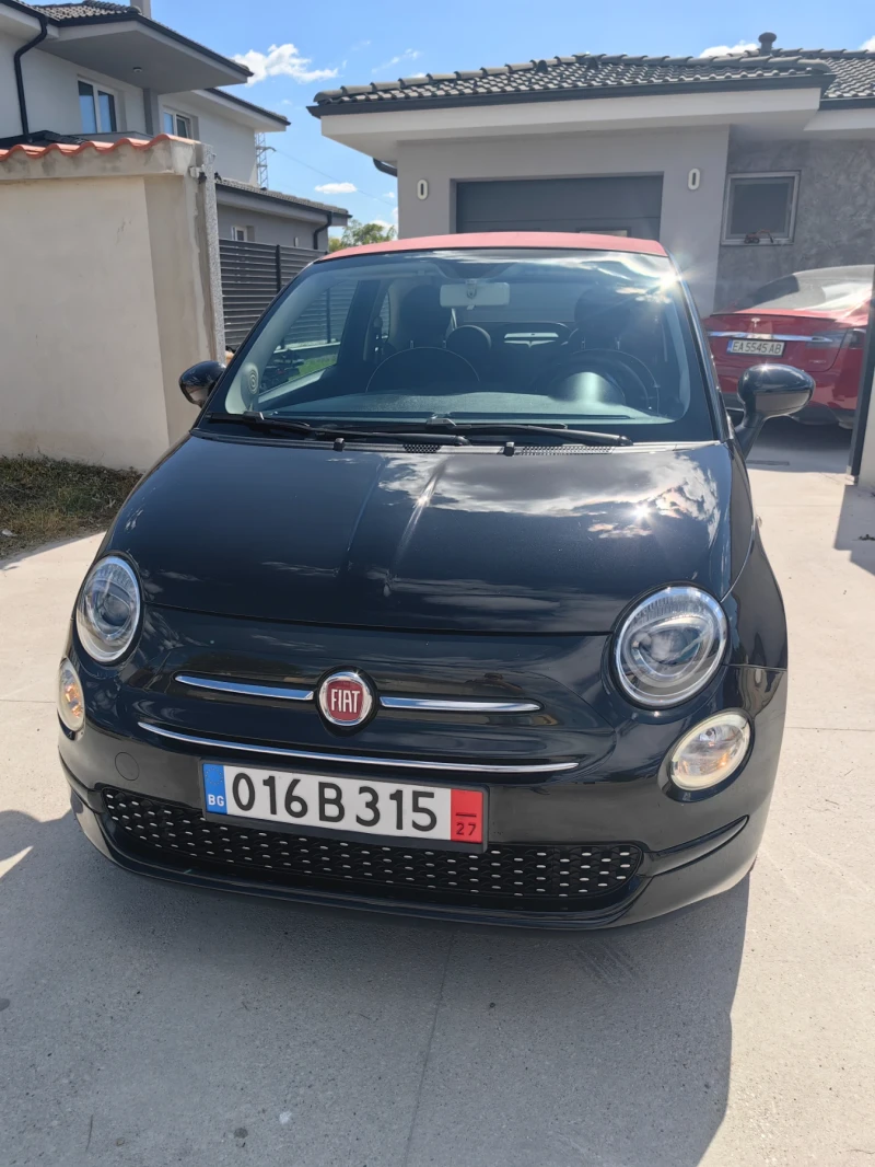 Fiat 500 500C 1.2 69к.с. автомат климатроник, снимка 2 - Автомобили и джипове - 51786740