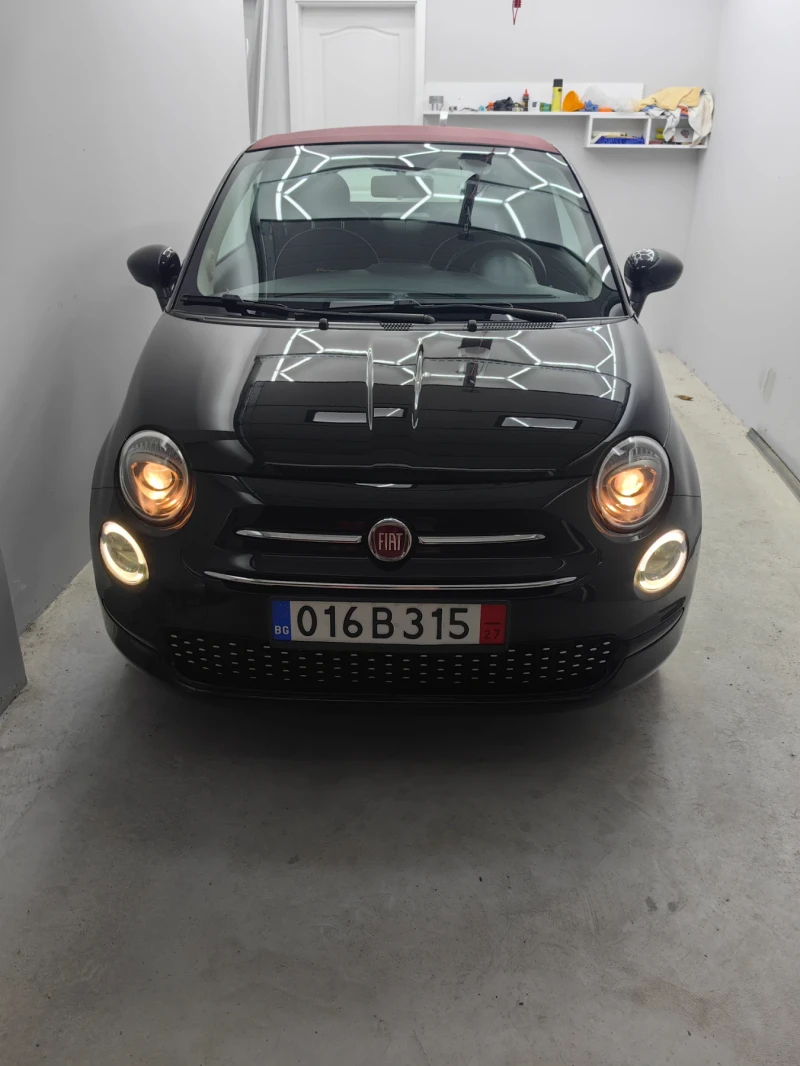 Fiat 500 500C 1.2 69к.с. автомат климатроник, снимка 17 - Автомобили и джипове - 51786740