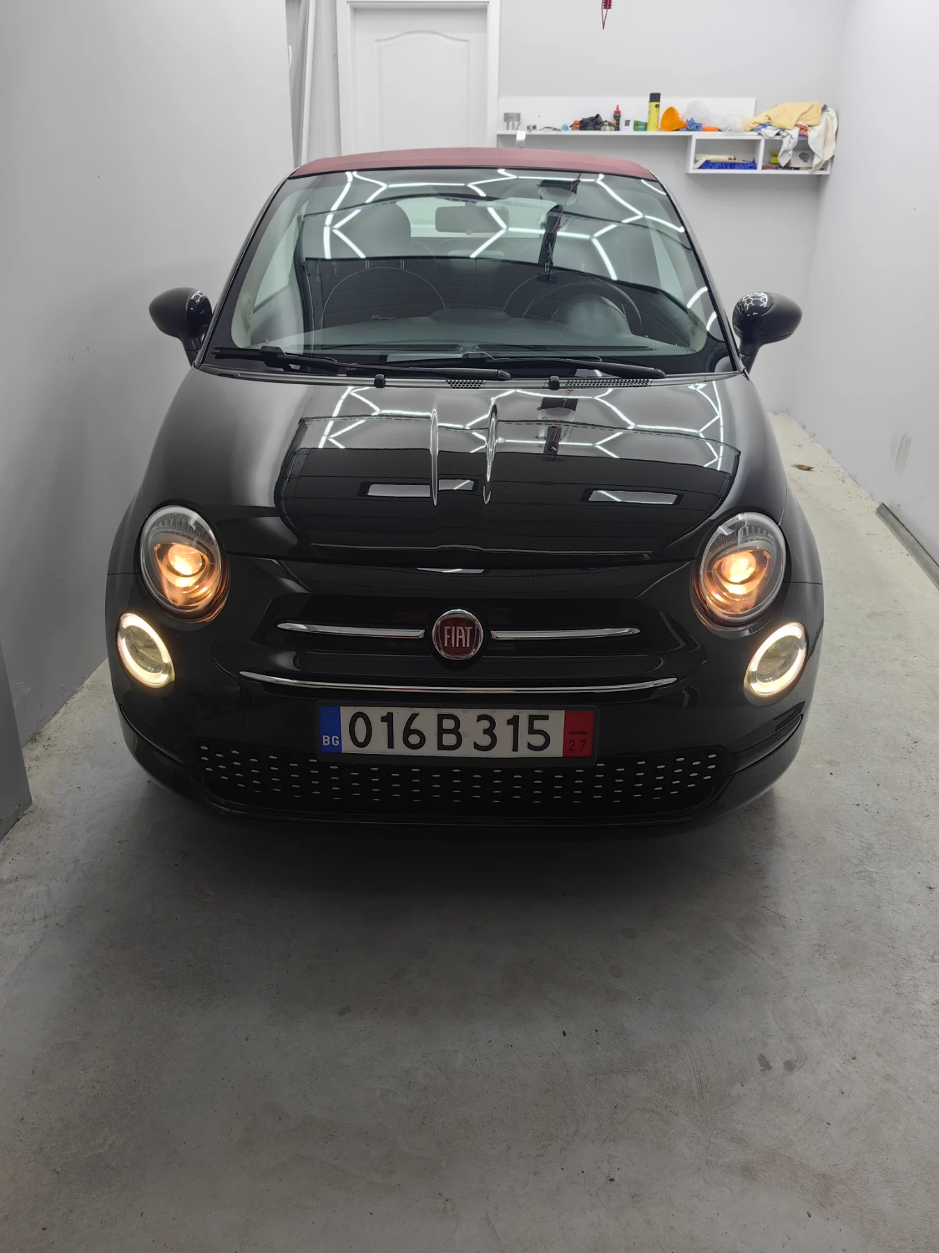 Fiat 500 500C 1.2 69к.с. автомат климатроник | Mobile.bg — изображение 17