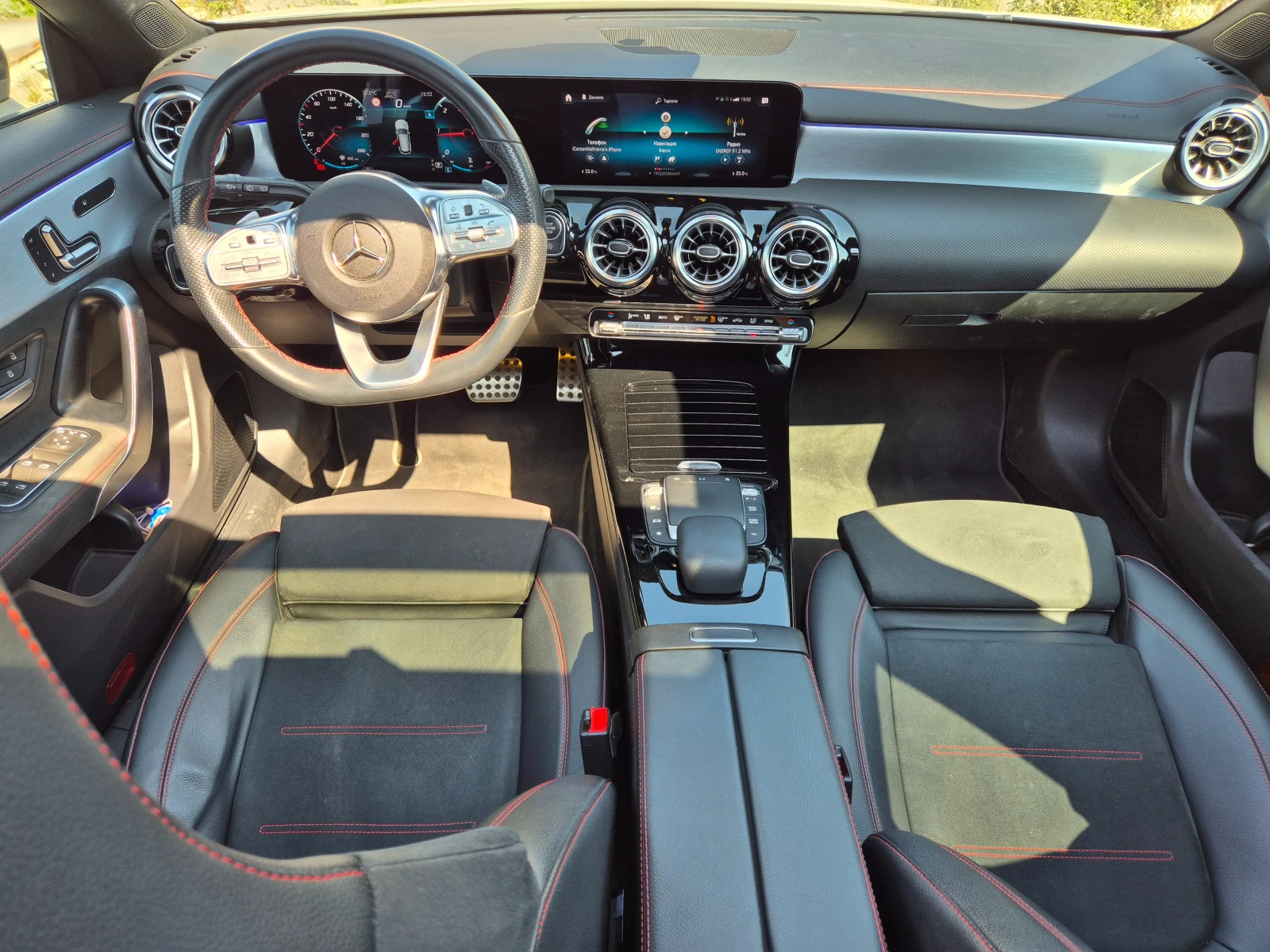 Mercedes-Benz CLA 200 AMG-PANORAM-PODGREV-AMBIENT-MEMORI, снимка 8 - Автомобили и джипове - 55564428