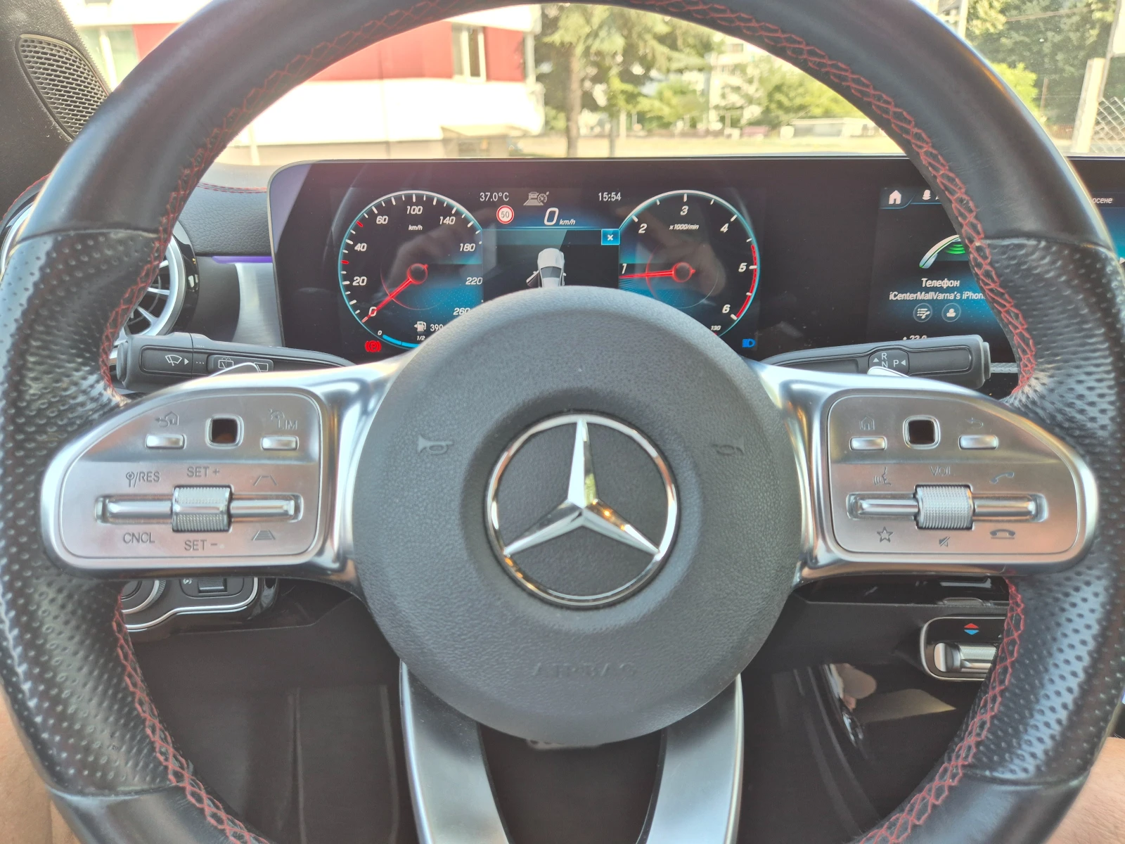 Mercedes-Benz CLA 200 AMG-PANORAM-PODGREV-AMBIENT-MEMORI, снимка 14 - Автомобили и джипове - 55564428