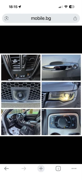Jeep Grand cherokee Overland Топ състояние лизинг, снимка 15