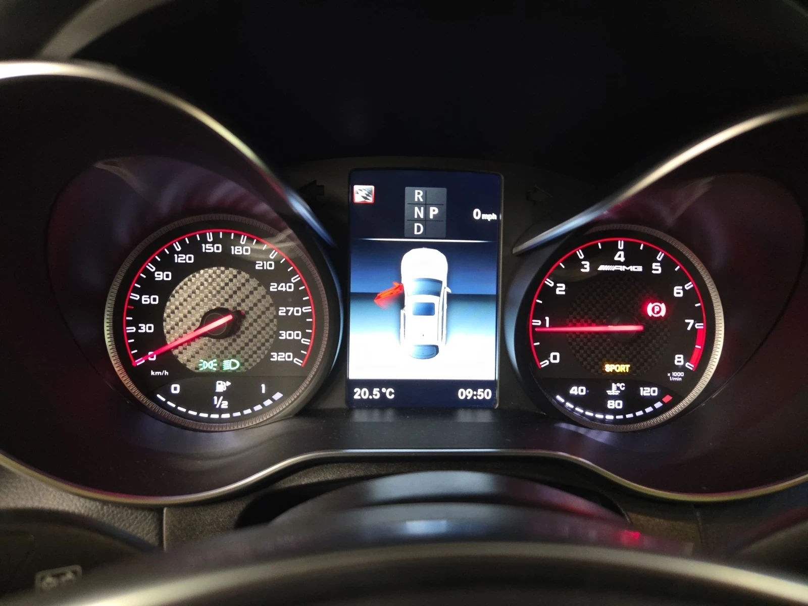 Mercedes-Benz GLC 63 AMG 360* BURMESTER* ПОДГРЕВ* ОБДУХВАНЕ* CARFAX , снимка 11 - Автомобили и джипове - 55252301