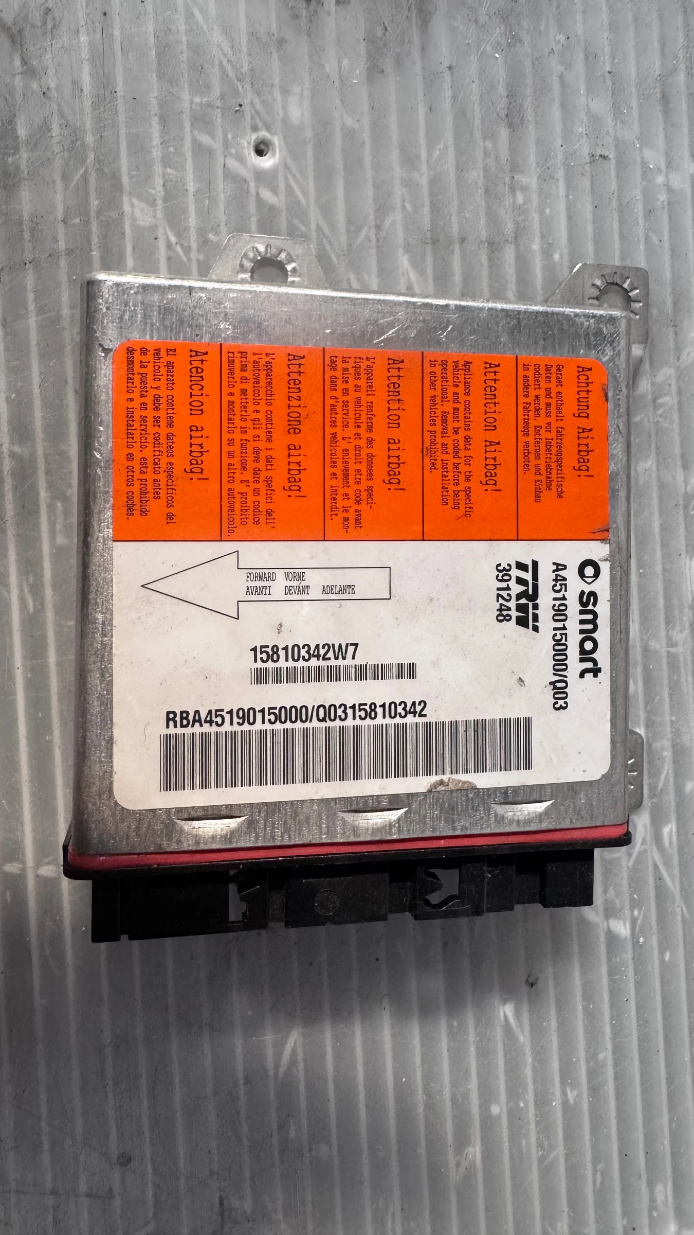 Airbag  /  /  a Smart ForTwo - A4519015000 | Mobile.bg   1