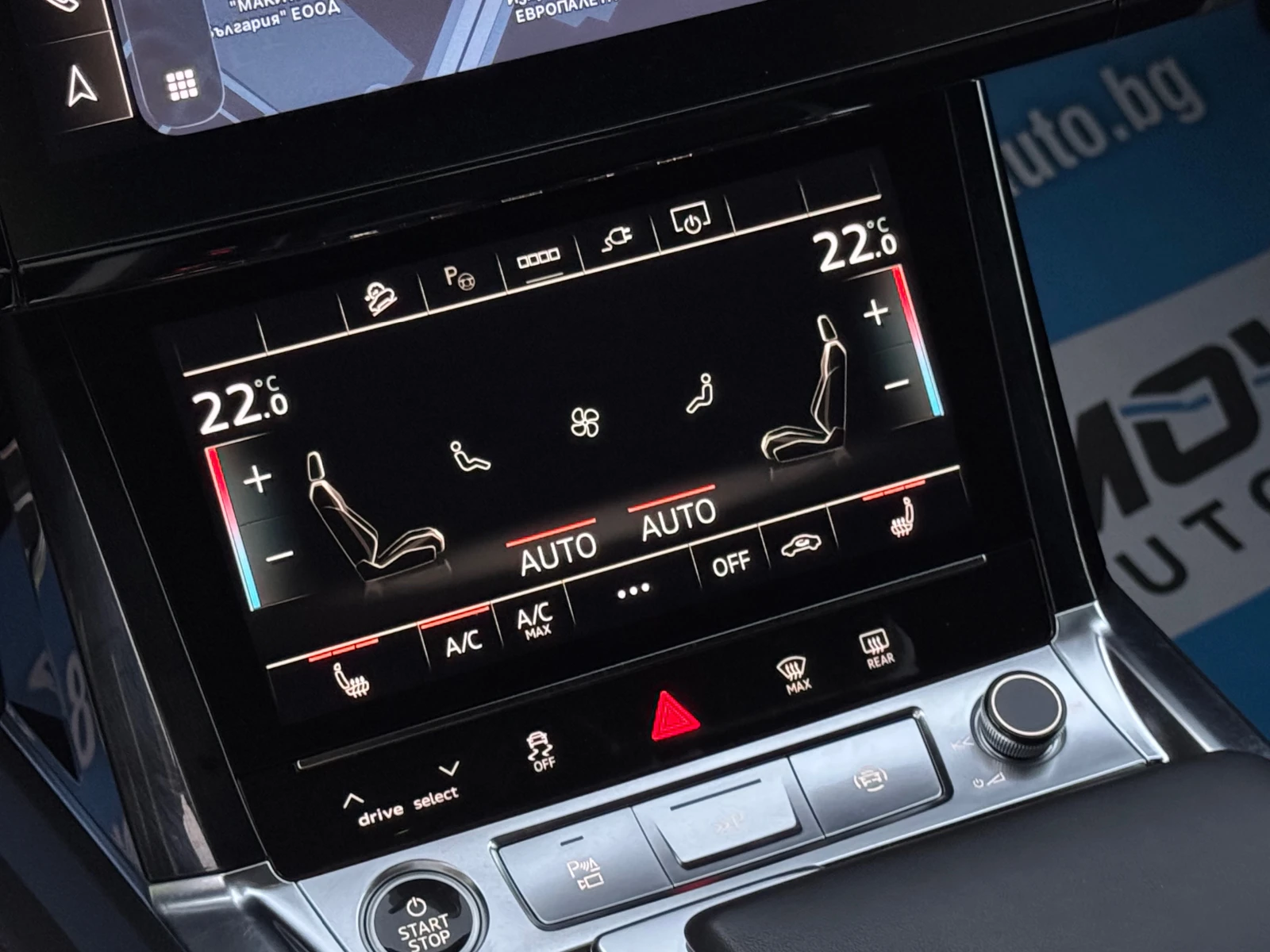 Audi E-Tron Q8 SPORTBACK S-LINE PLUS 114KWH 408КС. ПАНОРАМА, снимка 11 - Автомобили и джипове - 54705022