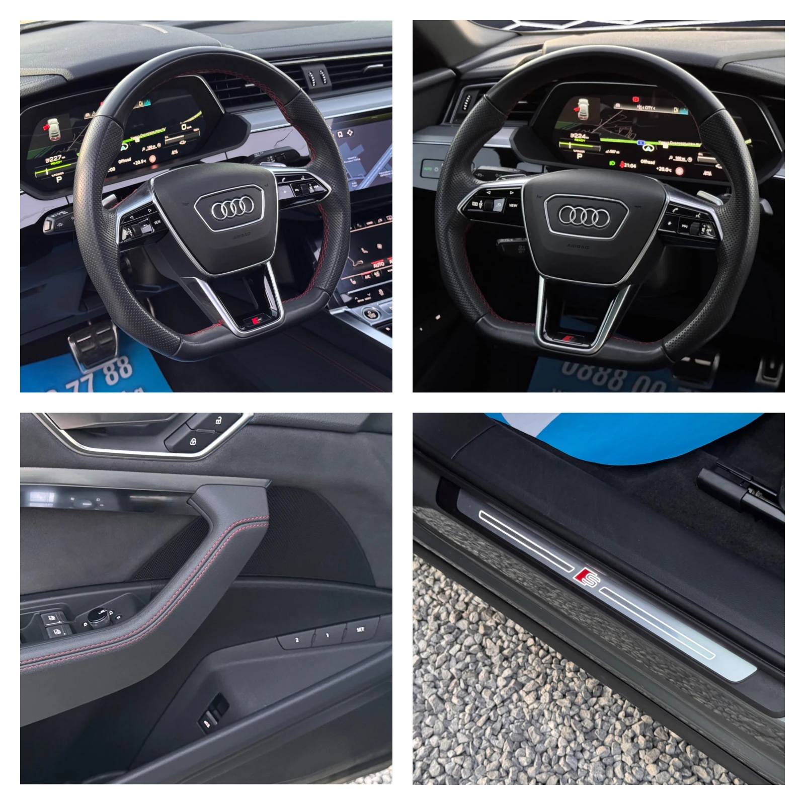 Audi E-Tron Q8 SPORTBACK S-LINE PLUS 114KWH 408КС. ПАНОРАМА, снимка 9 - Автомобили и джипове - 54705022