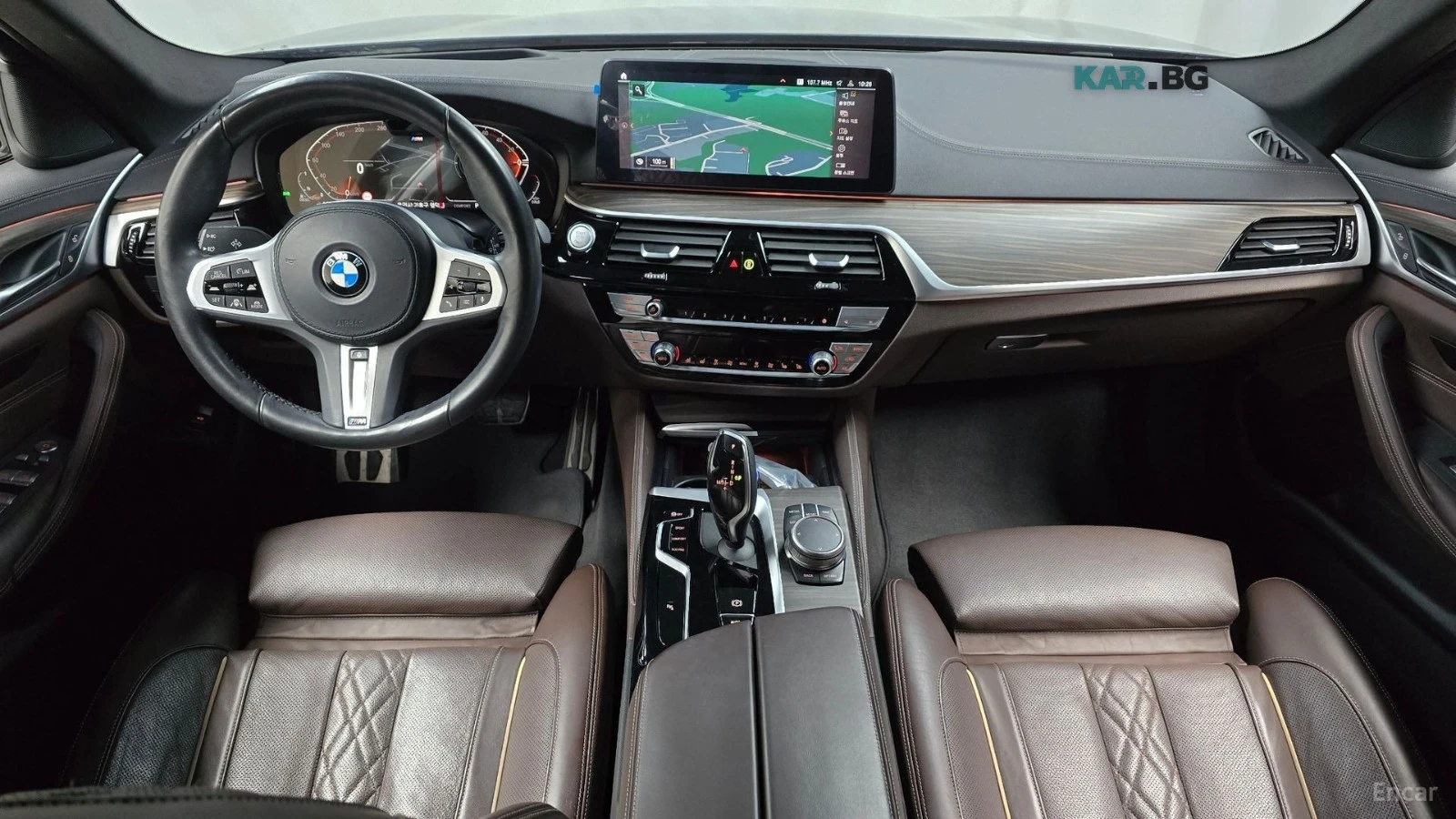 BMW 523 d* XDRIVE* MSPORT* ПОДГРЕВ* ОБДУХ* ХЕДЪП* , снимка 5 - Автомобили и джипове - 55803444