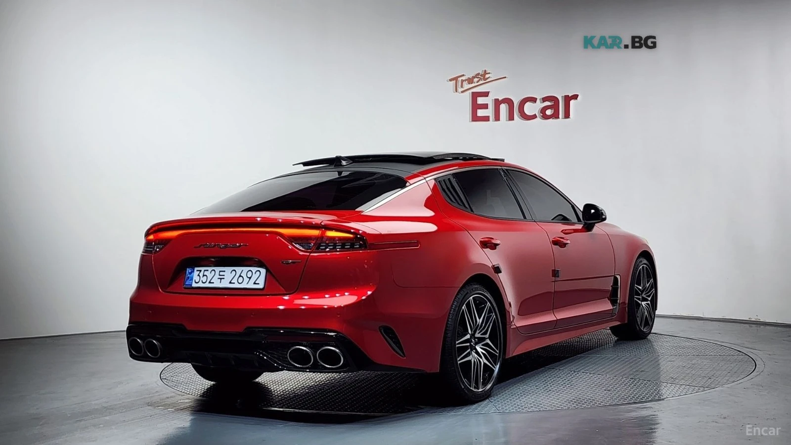 Kia Stinger 3.3T* GT* MASTERS* ПОДГР* ОБДУХ* ПАНО* КАМЕРА* , снимка 2 - Автомобили и джипове - 55897857