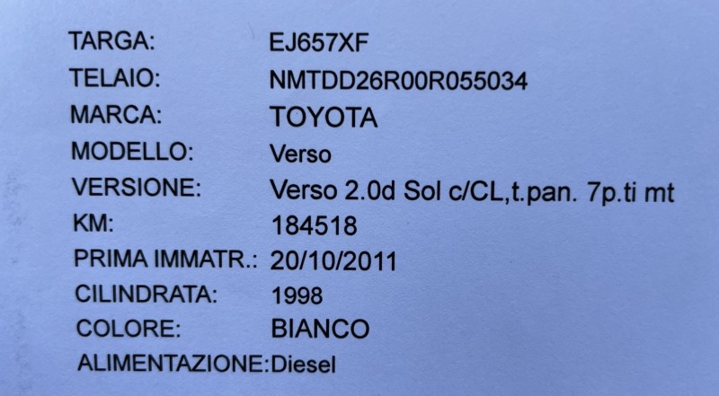 Toyota Verso 2.0D-4D 126HP 6+ 1 ПАНОРАМА, снимка 17 - Автомобили и джипове - 44434894