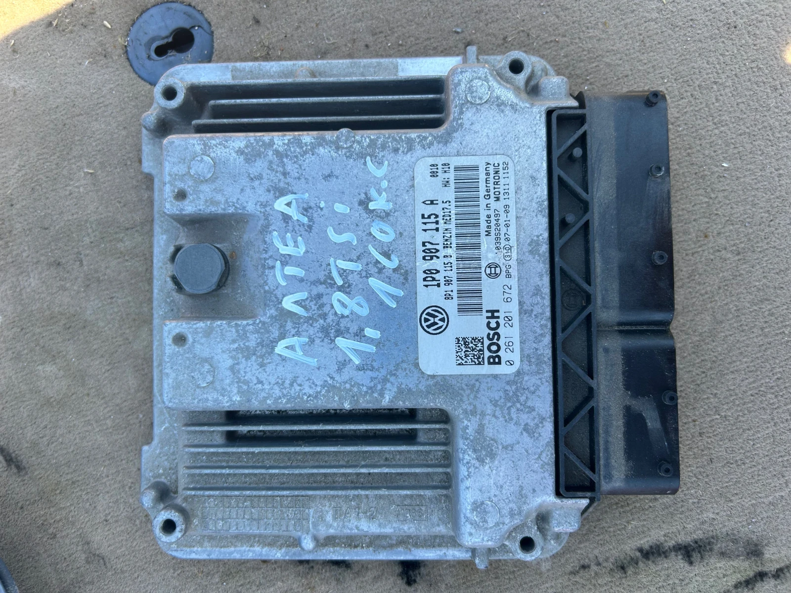 1P0907115A компютър двигател SEAT LTEA 1.8TFSI 160кс 0261201672