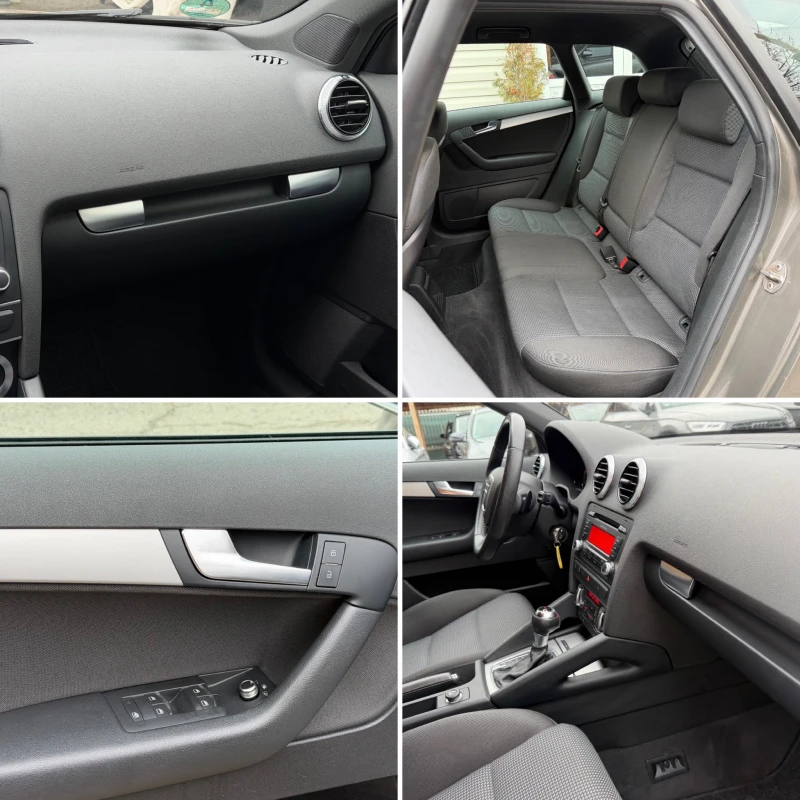 Audi A3 2.0TDI* АВТОМАТИК* СЪС СЕРВИЗНА КНИЖКА, снимка 11 - Автомобили и джипове - 53454162