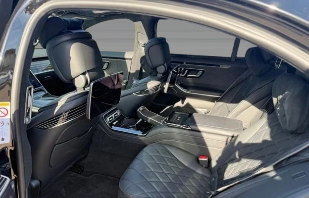 Mercedes-Benz S 580 Long 4Matic = AMG Line = Exclusive Гаранция, снимка 11 - Автомобили и джипове - 54760979