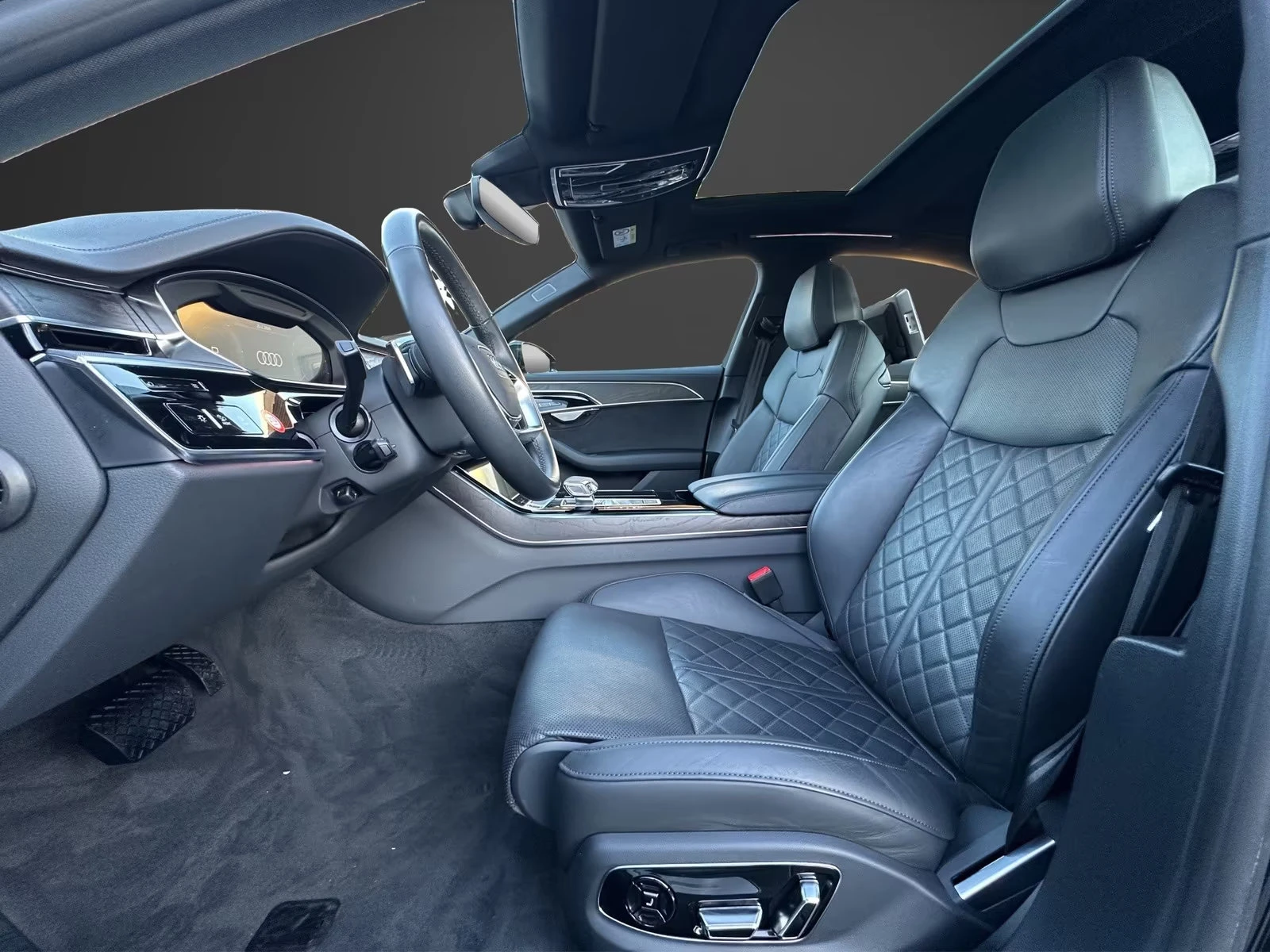 Audi A8 50/286HP/MATRIX/SLINE/PANO/HUD360/MASS/TV/B&O/142z, снимка 10 - Автомобили и джипове - 53819793