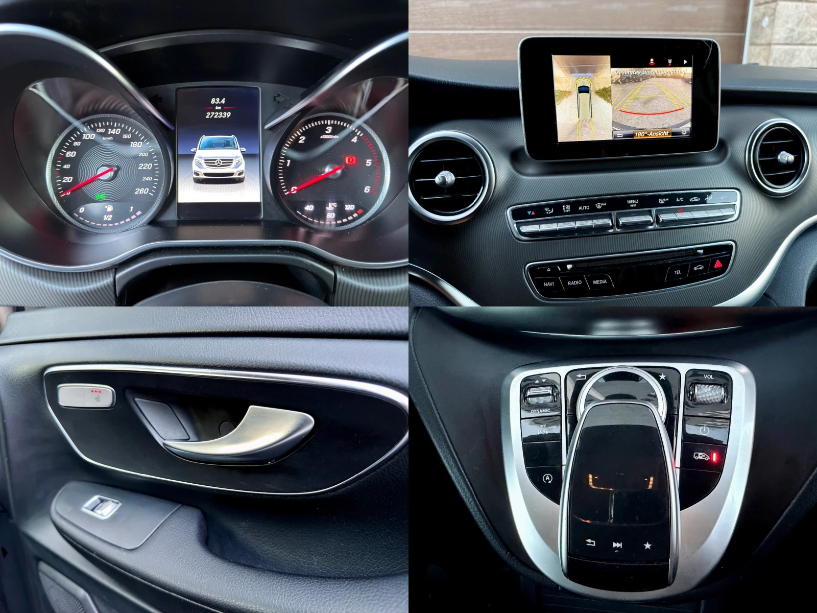 Mercedes-Benz V 300 V250d Extra Long 7+ 1 360 Camera 7G-Tronic ЛИЗИНГ, снимка 16 - Автомобили и джипове - 55287387