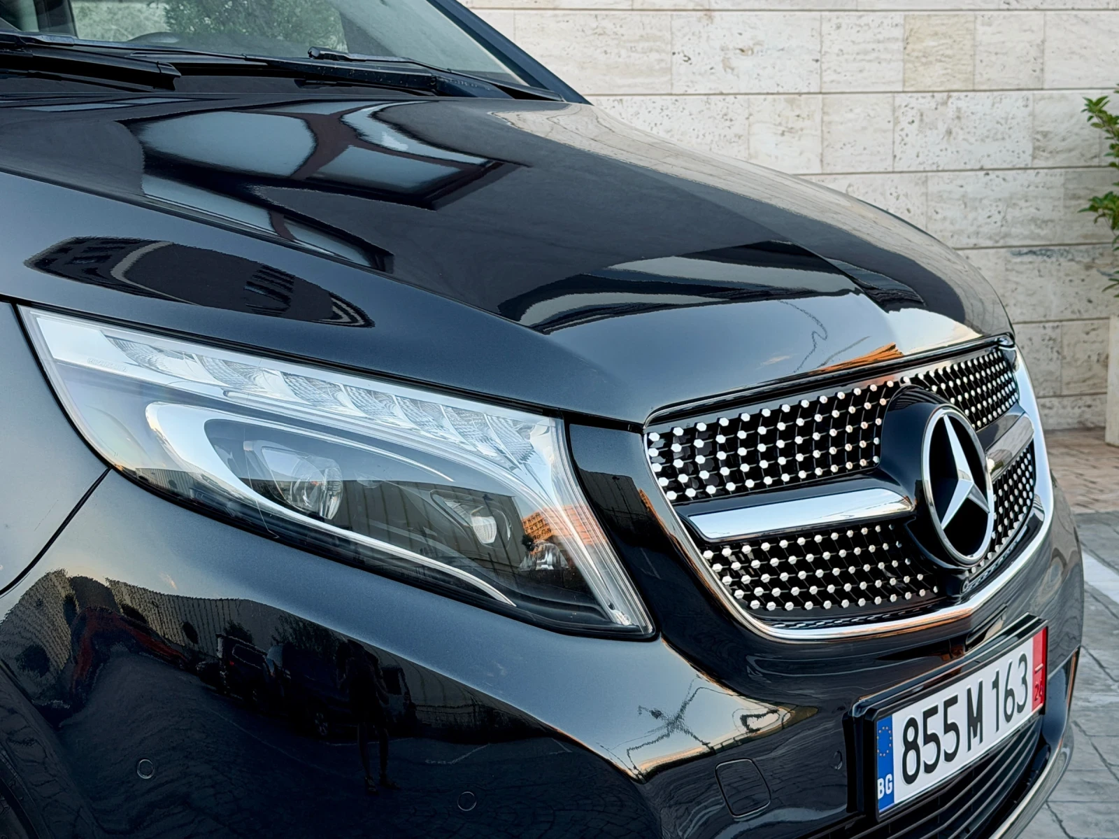 Mercedes-Benz V 300 V250d Extra Long 7+ 1 360 Camera 7G-Tronic ЛИЗИНГ, снимка 10 - Автомобили и джипове - 55287387