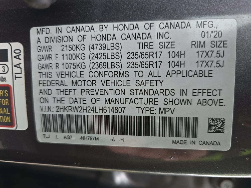 Honda Cr-v, снимка 5 - Автомобили и джипове - 53032636
