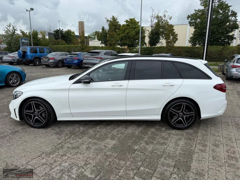 Mercedes-Benz C 220 d/AMG/194HP/DISTR/PANO/360/BURM/HUD/CARPLAY/806f, снимка 4 - Автомобили и джипове - 51845220