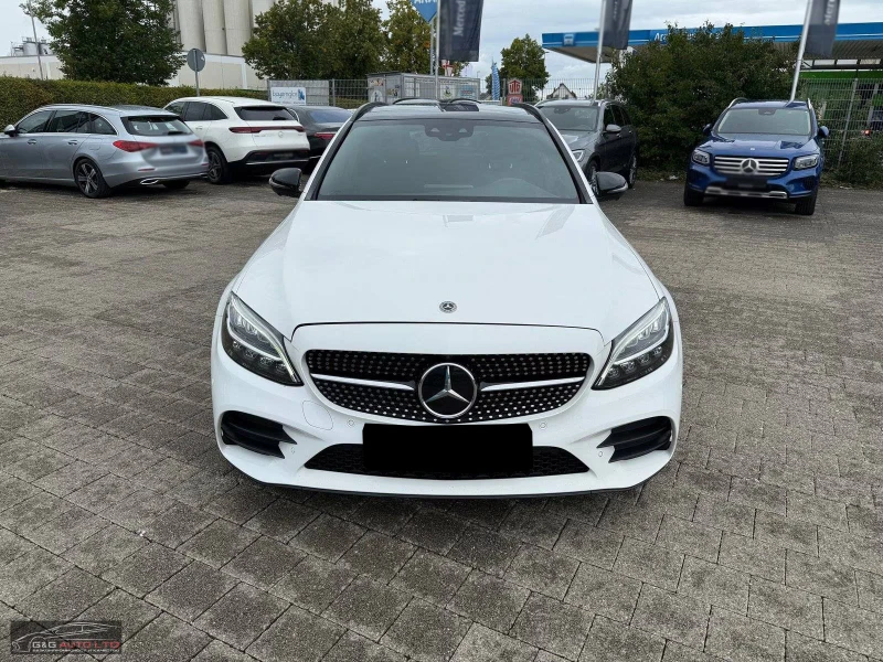 Mercedes-Benz C 220 d/AMG/194HP/DISTR/PANO/360/BURM/HUD/CARPLAY/806f, снимка 2 - Автомобили и джипове - 51845220