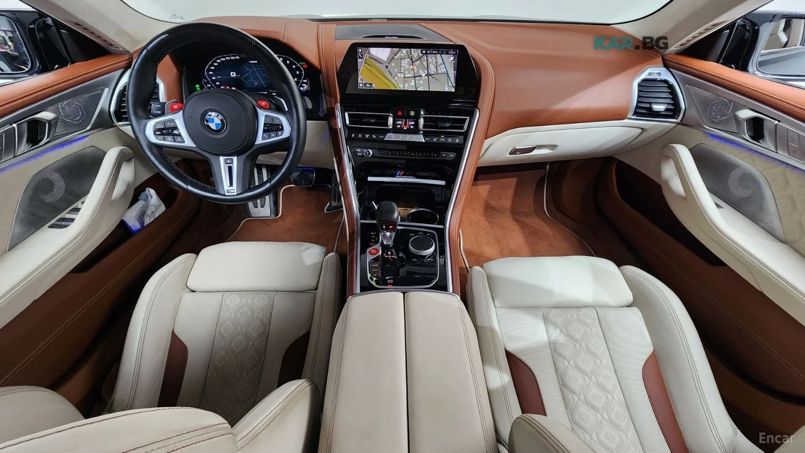 BMW M8 COMPETITION* B&W* 360* LASERLIGHT* 360* HUD* ОБДУХ, снимка 7 - Автомобили и джипове - 54906016