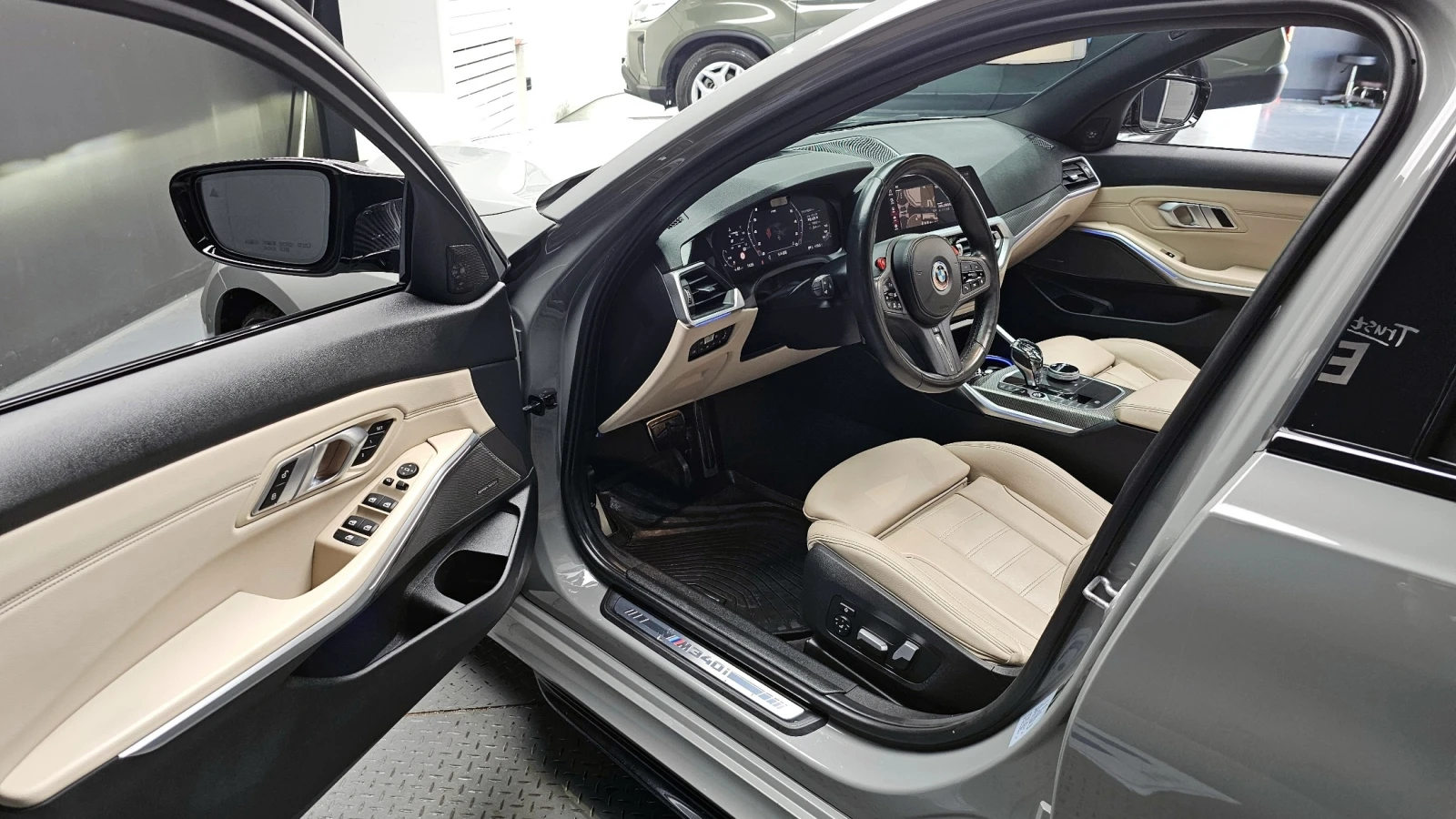 BMW 340 M340/ХЕДЪП/ПОДГРЕВ/ЛЕНТИ/FROZEN GREY, снимка 8 - Автомобили и джипове - 55222287
