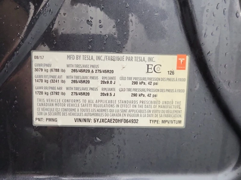 Tesla Model X * 100D * CARFAX * БЕЗ ПЪРВОНАЧАЛНА ВНОСКА, снимка 15 - Автомобили и джипове - 52920070