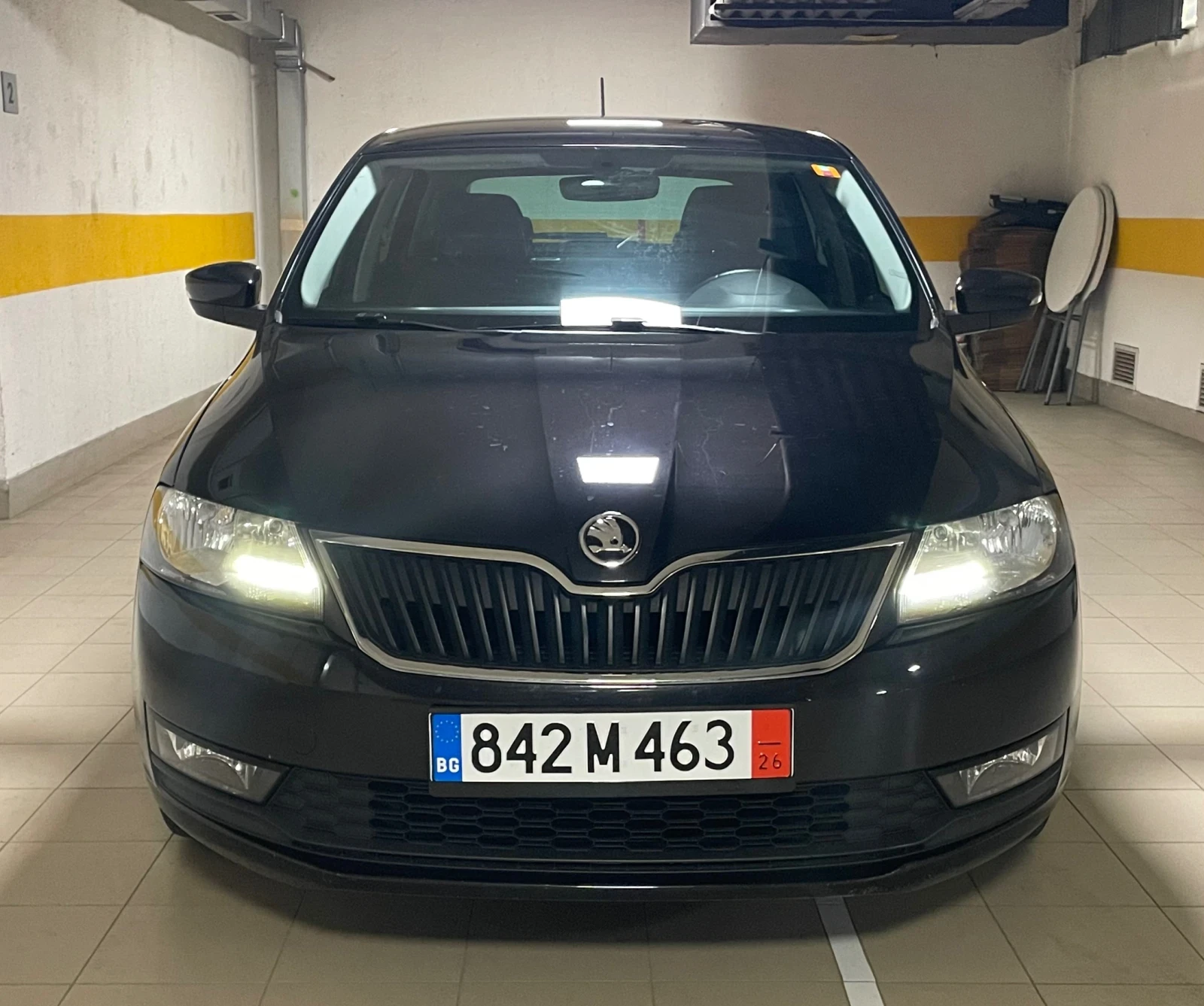 Skoda Rapid TDI 90ks Automatic Parktronic , снимка 6 - Автомобили и джипове - 54763728