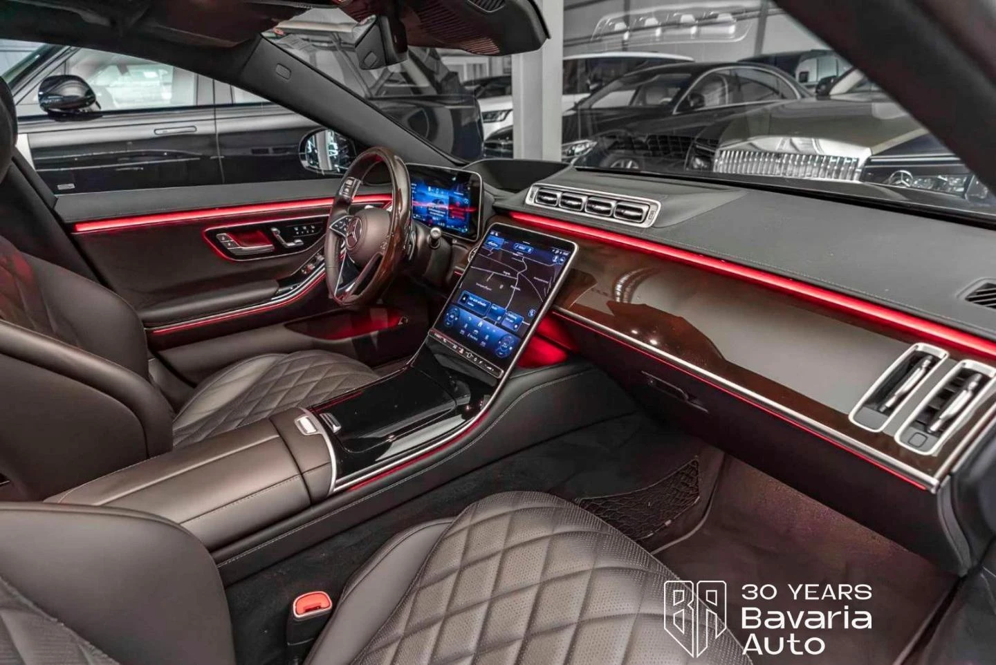 Mercedes-Benz S 450 d 4MATIC Long  AMG Line Panorama, снимка 13 - Автомобили и джипове - 55289484