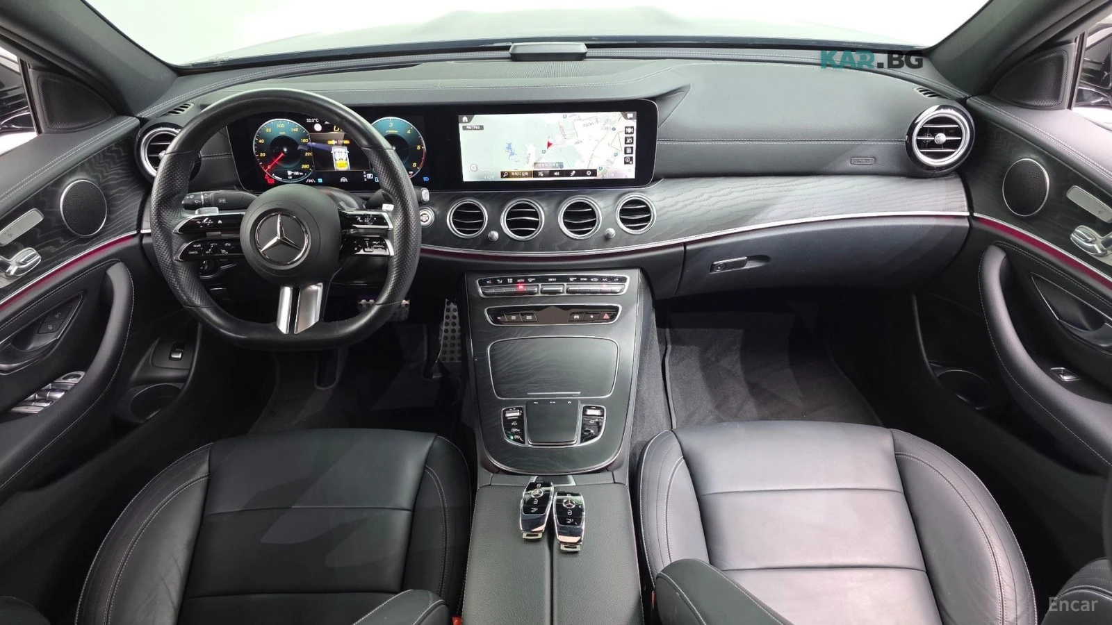 Mercedes-Benz E 220 4MATIC/AMG-LINE/DRIVE-ASSISTS/SUNROOF, снимка 6 - Автомобили и джипове - 55314807